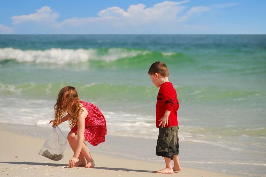 Oceanfront/Zero Steps To Beach/Views/4Br Gulf Shores Bagian luar foto