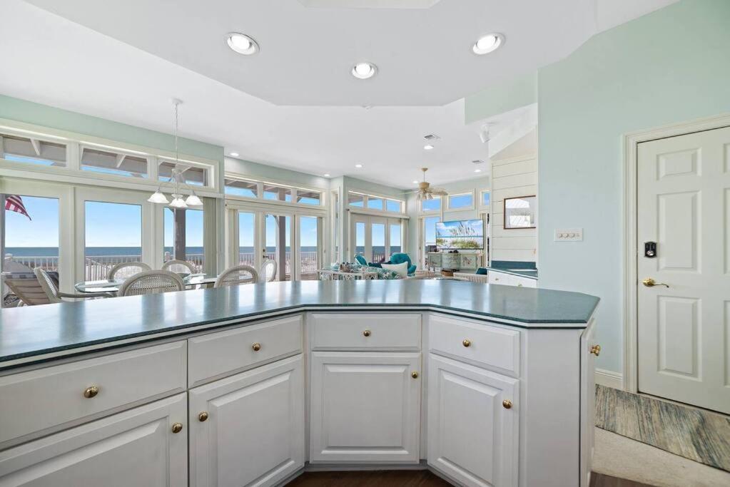 Oceanfront/Zero Steps To Beach/Views/4Br Gulf Shores Bagian luar foto