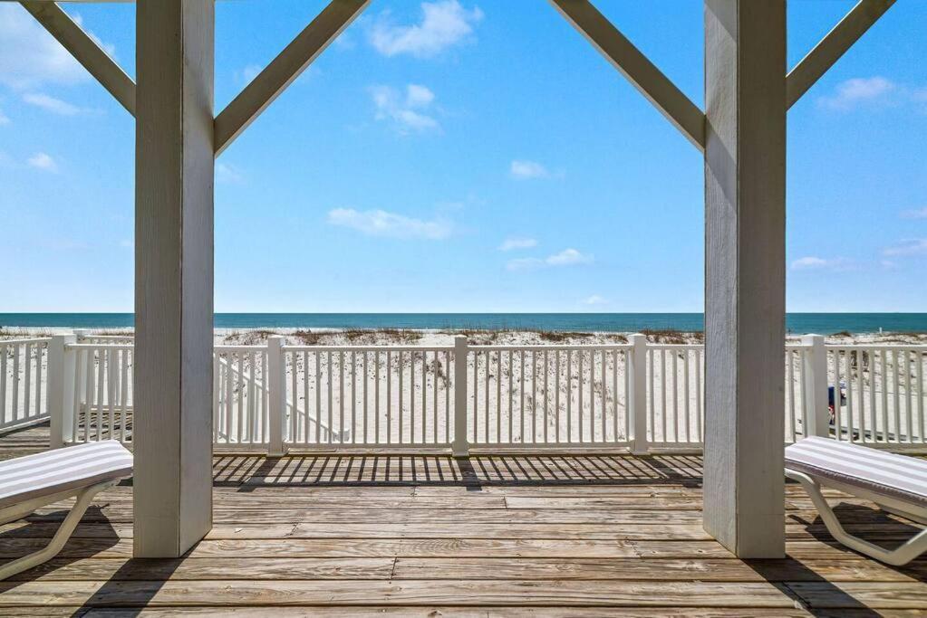 Oceanfront/Zero Steps To Beach/Views/4Br Gulf Shores Bagian luar foto
