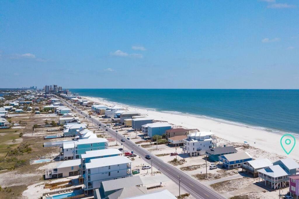 Oceanfront/Zero Steps To Beach/Views/4Br Gulf Shores Bagian luar foto