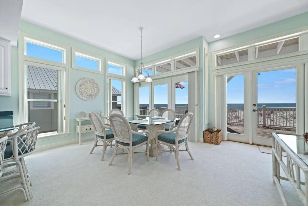 Oceanfront/Zero Steps To Beach/Views/4Br Gulf Shores Bagian luar foto