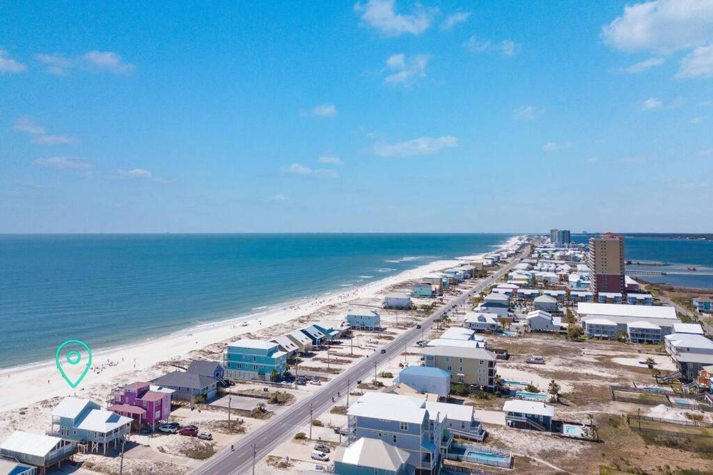 Oceanfront/Zero Steps To Beach/Views/4Br Gulf Shores Bagian luar foto