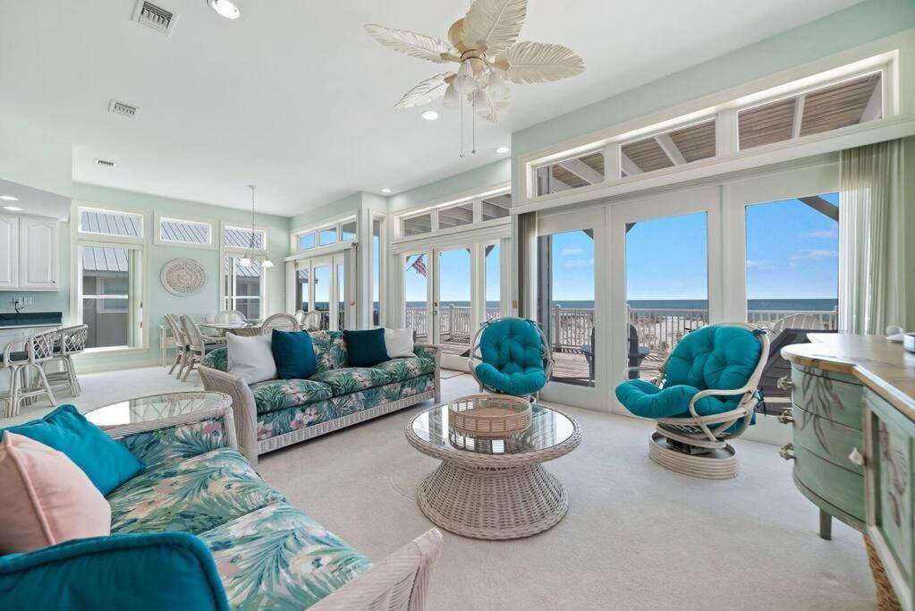 Oceanfront/Zero Steps To Beach/Views/4Br Gulf Shores Bagian luar foto